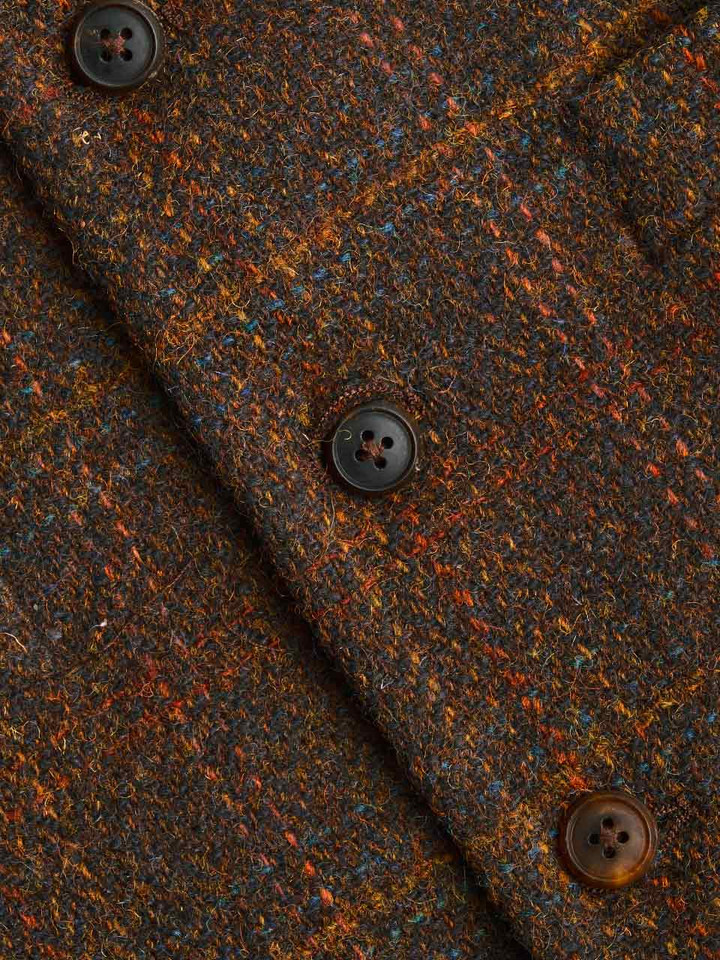 Mens Autumn Harris Tweed® Waistcoat Buttons