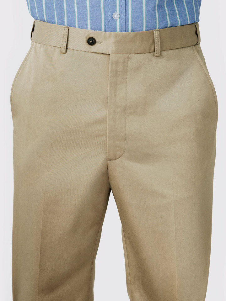 Mens Sand ultimate Chinos on Model