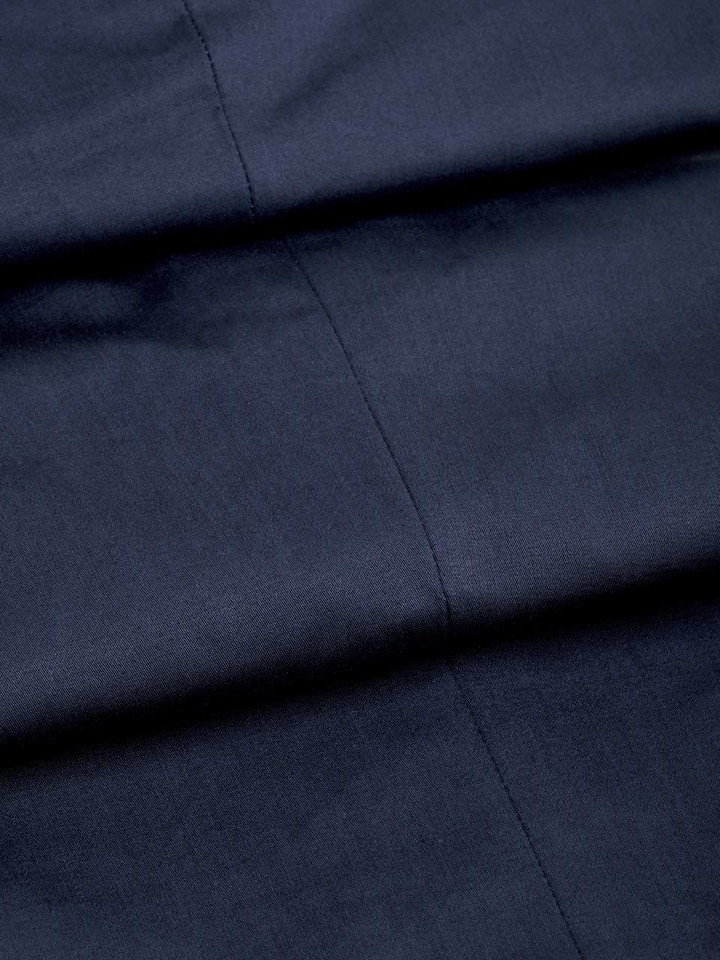 Mens Navy Slim Fit Elevated Chinos Fabric Swatch