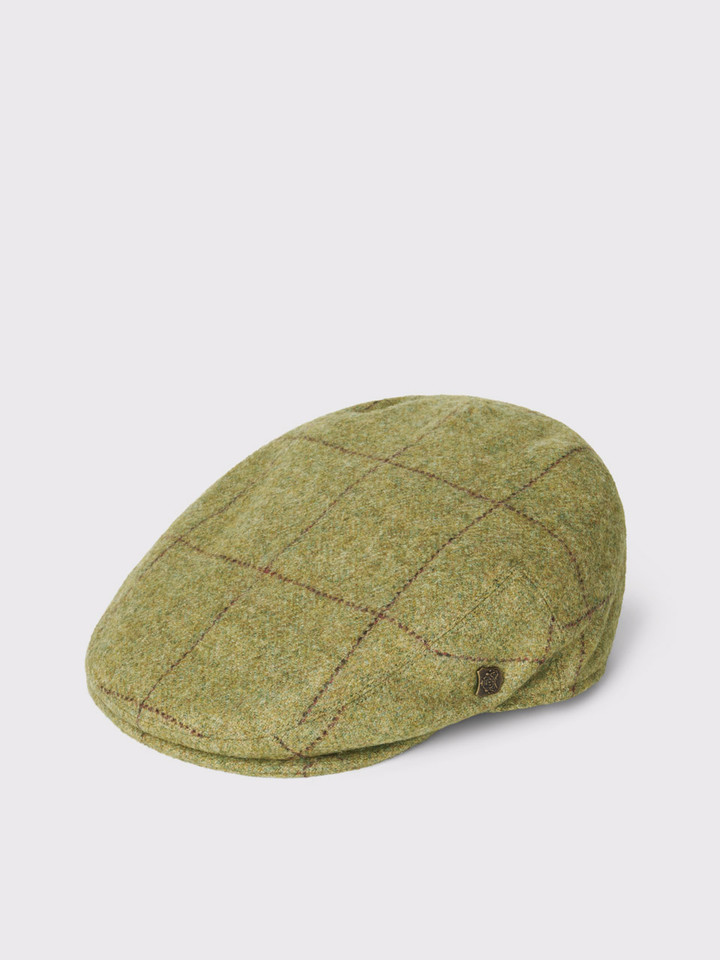 Mens Hay Wool Flat Cap