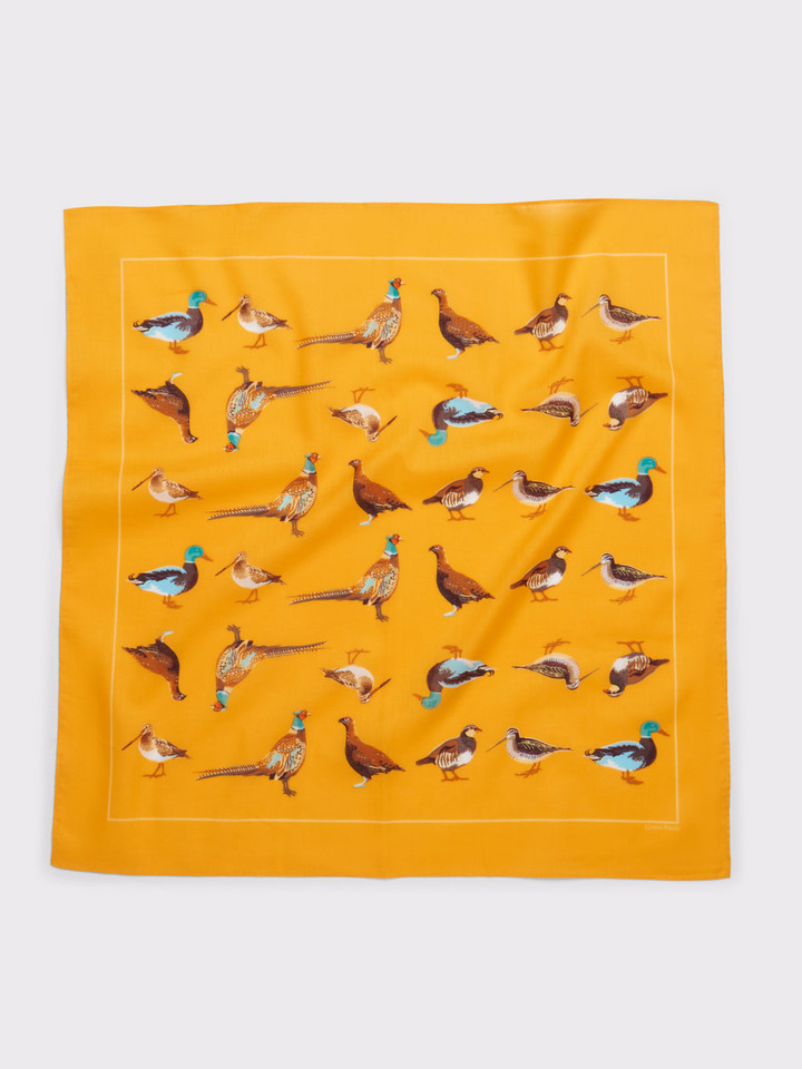Mens Gold Game Birds Giant Hank