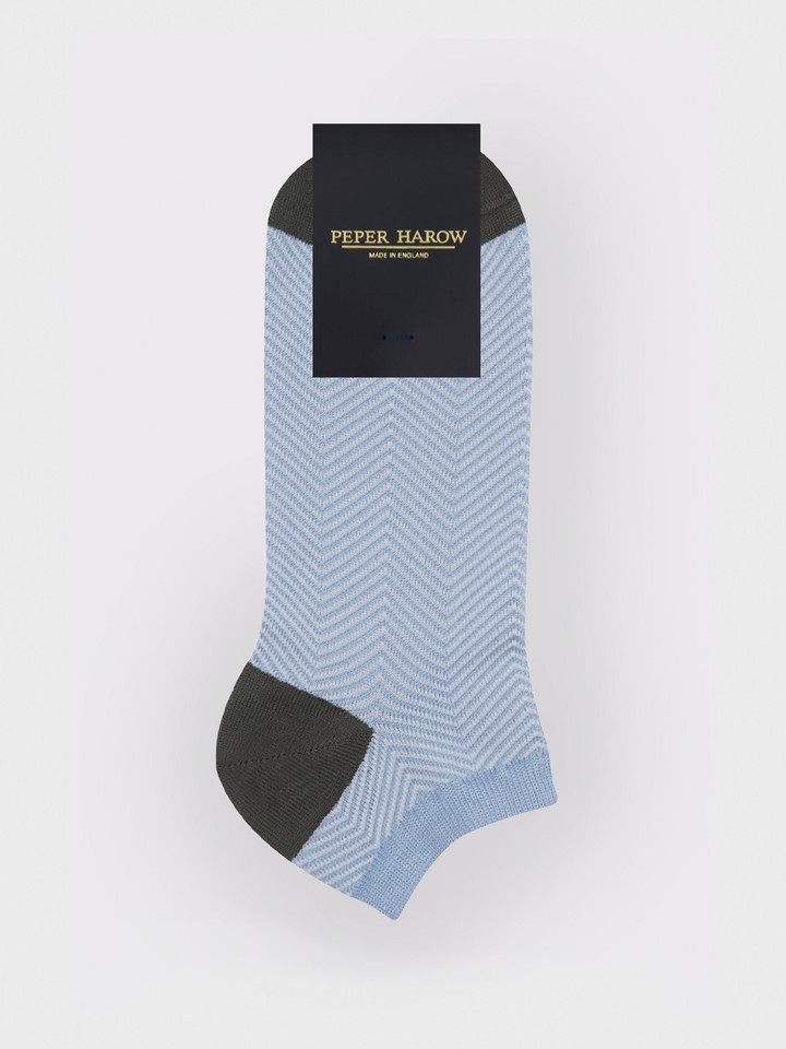 Mens Sky Lux Taylor Trainer Socks