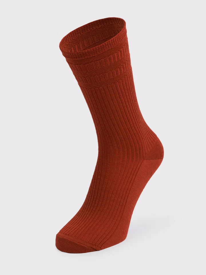Russet Soft Top Wool Rich Socks