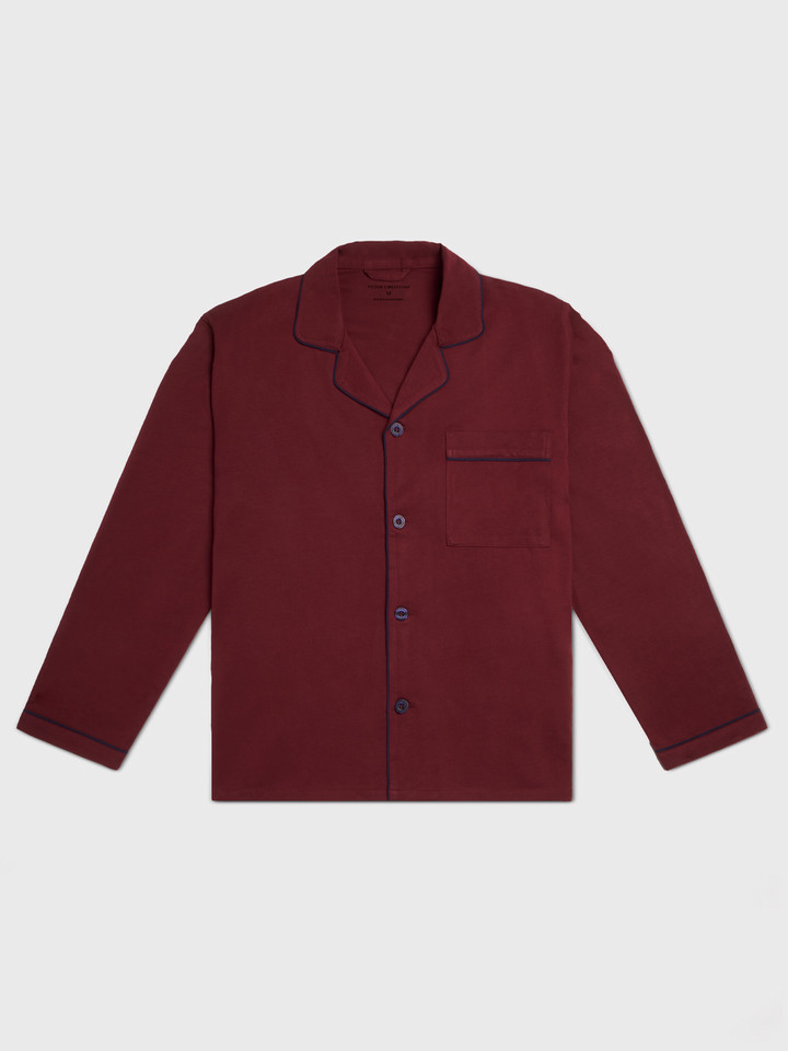 Mens-Pyjamas-Burgundy-MP27