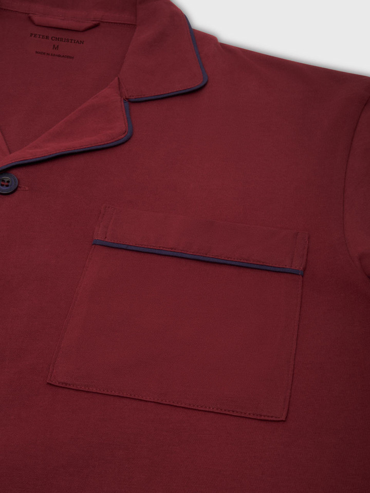 Mens-Pyjamas-Burgundy-MP27