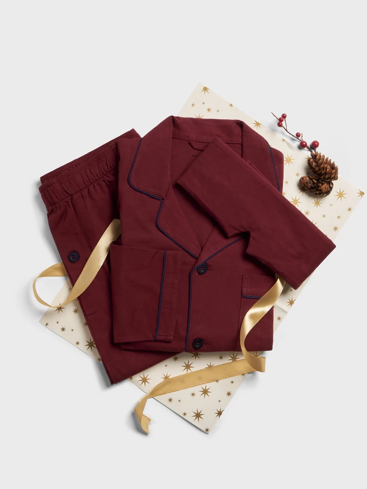 Mens-Pyjamas-Burgundy-MP27