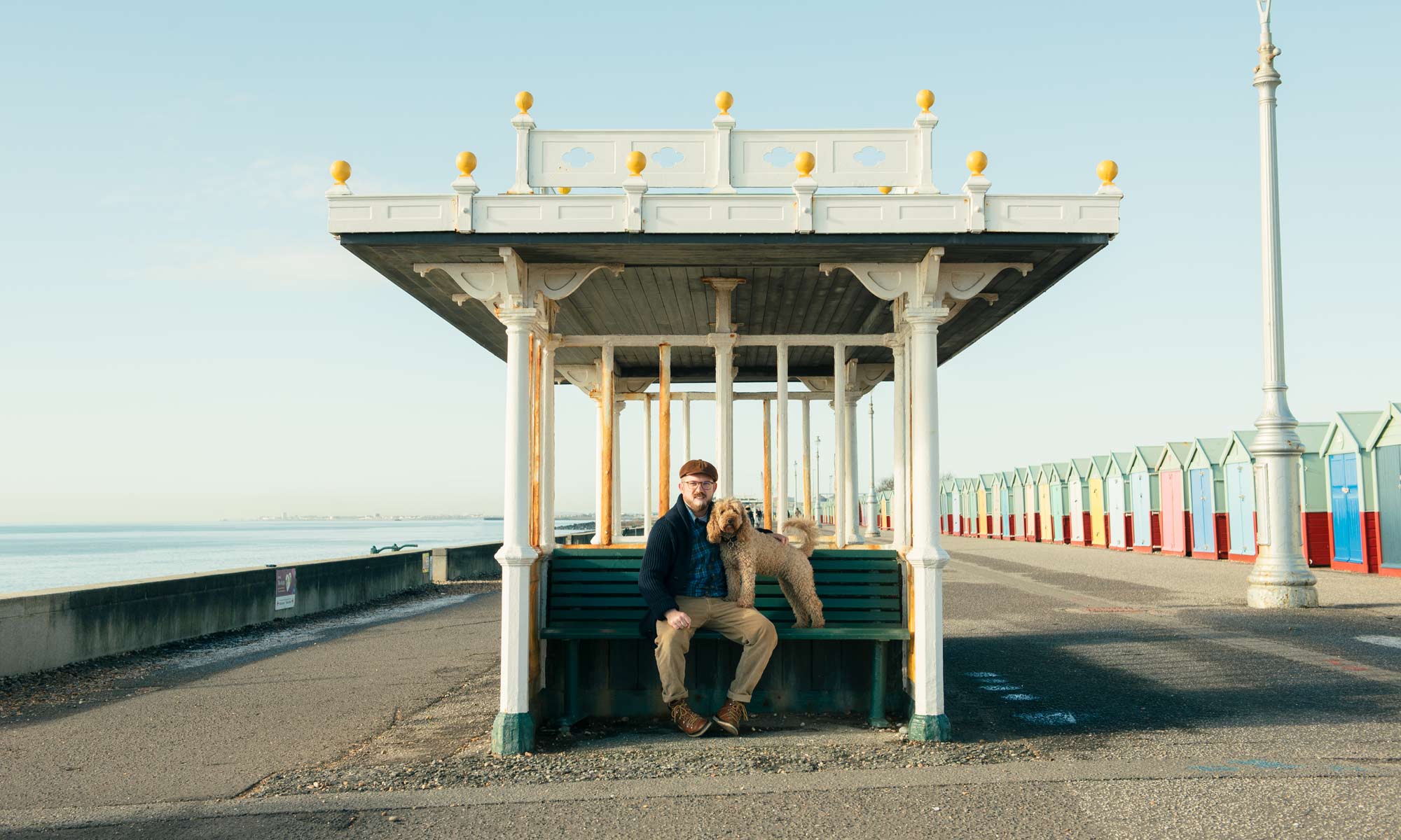 Maxwell & Pip on Hove Seafront