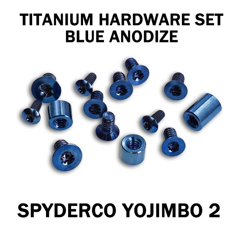 Spyderco Yojimbo / Yojumbo Titanium Replacement Hardware Screw Kit