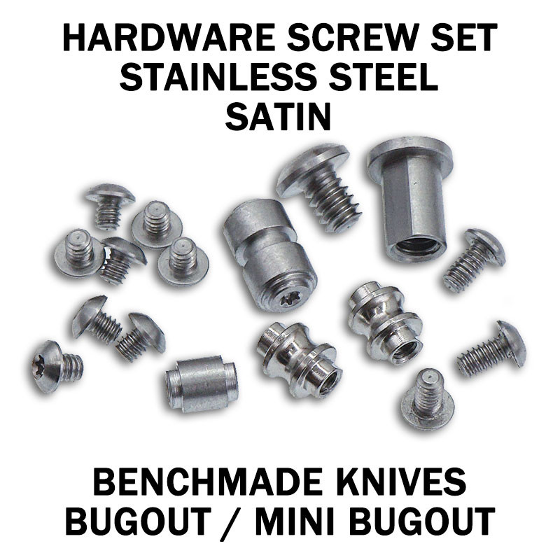 Viti Distanziali EMagTech Per Benchmade Bugout 535 E Mini Bugout 533 – Albero Di Supporto Argento (2 Pezzi)