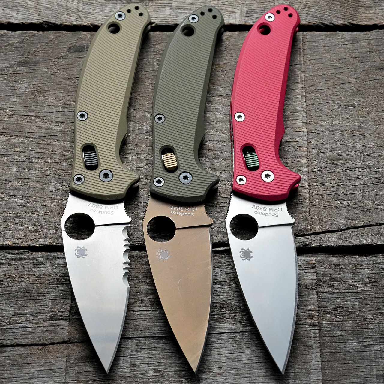 Spyderco Manix 2 Scales – Agent Series – Linerless - Anodized