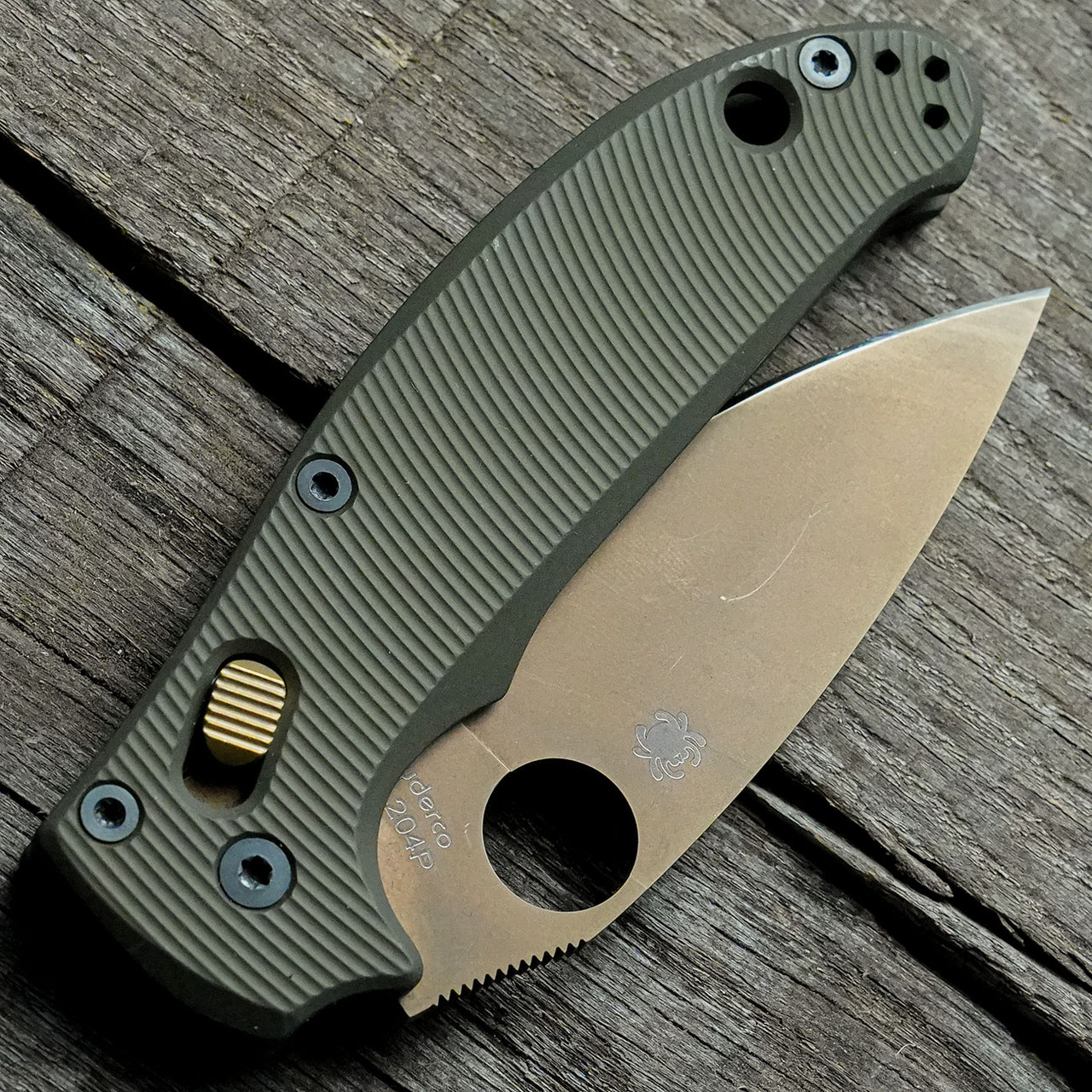 Spyderco Manix 2 Scales – Agent Series – Linerless - Anodized
