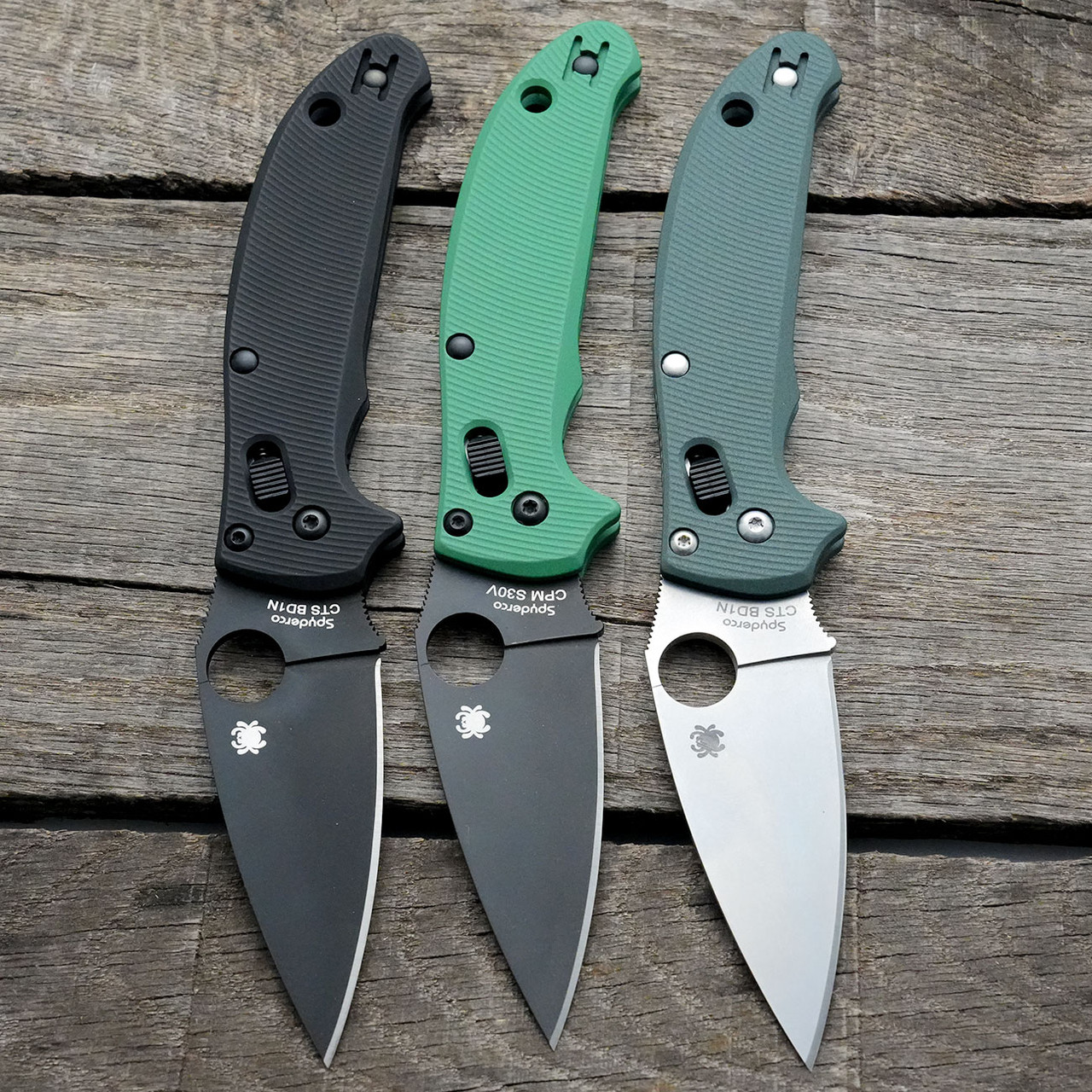 Spyderco Manix 2 Lightweight (LW) Scales – Agent Series