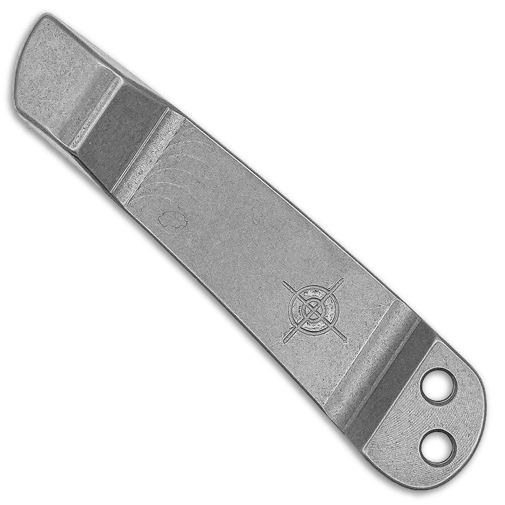 Milled Titanium Spyderco Pocket Clip for Various Models