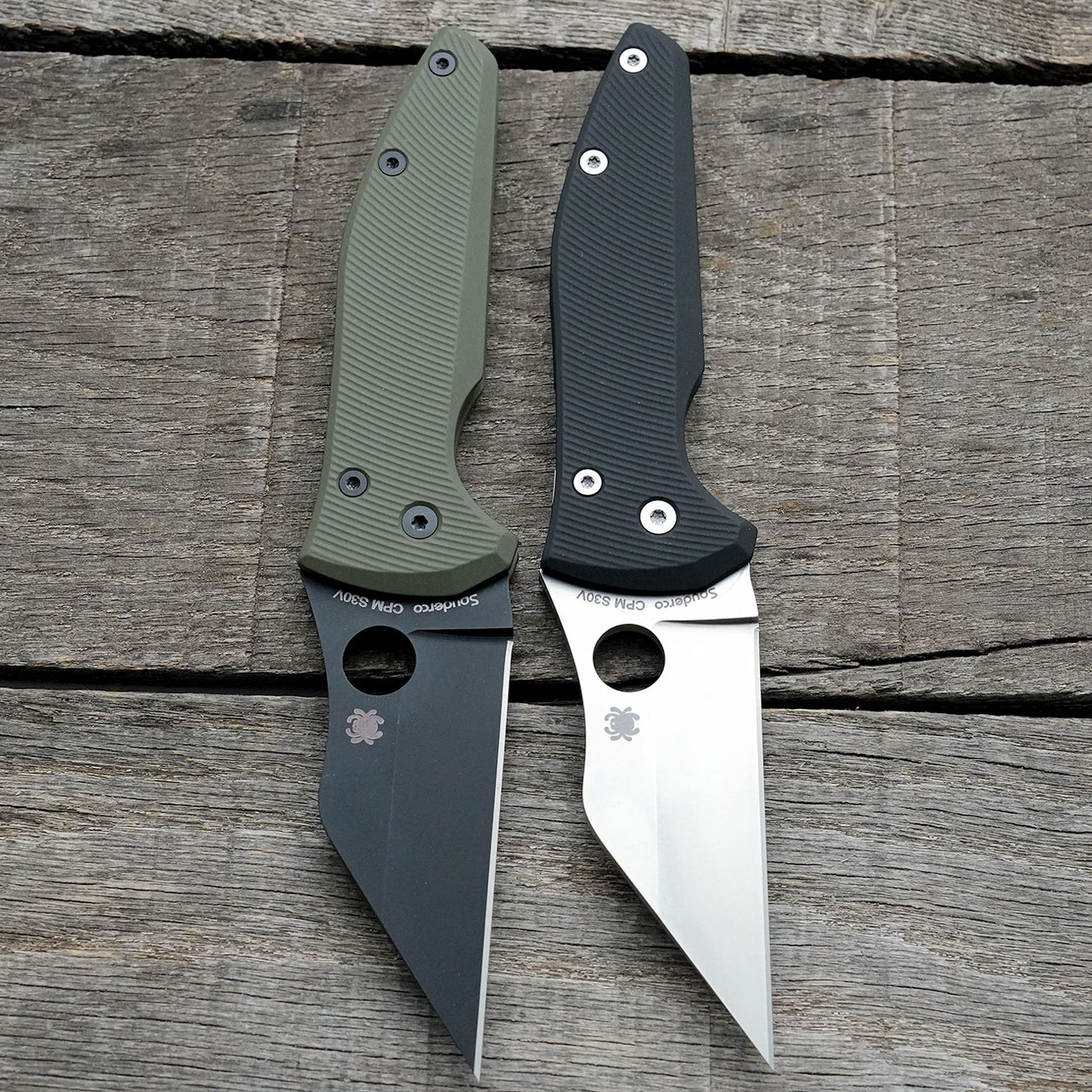 Spyderco Yojimbo 2 SKINNY Scales – Aggressive Agent – Clip Side