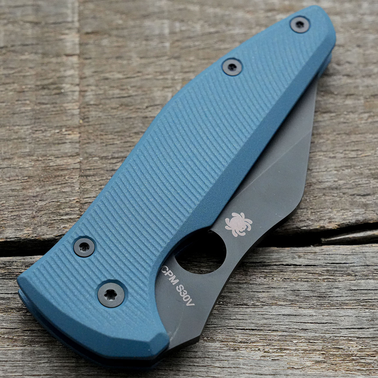 Spyderco Yojimbo 2 SKINNY Scales – Aggressive Agent – Clip Side