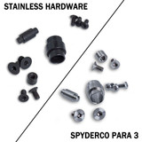 Stainless Replacement Hardware Screw Kit for Spyderco Para 3