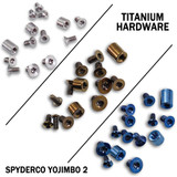 Titanium Replacement Hardware Screw Kit for Spyderco Yojimbo / Yojumbo