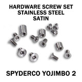 Stainless Replacement Hardware Screw Kit for Spyderco Yojimbo / Yojumbo