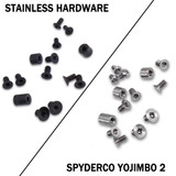 Stainless Replacement Hardware Screw Kit for Spyderco Yojimbo / Yojumbo