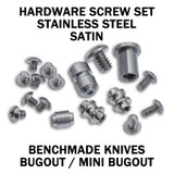 Stainless Replacement Hardware Screw Kit for Benchmade Bugout, Mini Bugout, and Bailout