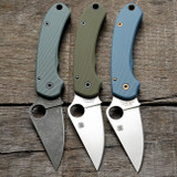 Spyderco Para 3 SKINNY Scales – Aggressive Agent Series – Clip Side Liner Delete – Cerakote