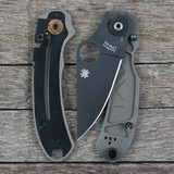 Spyderco Para 3 SKINNY Scales – Aggressive Agent Series – Clip Side Liner Delete – Anodized