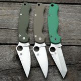 Spyderco Para Military 2 Scales – Aggressive Agent Series – Clip Side Liner Delete – Cerakote