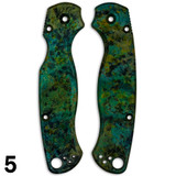 Spyderco Para Military 2 Scales – Agent Series – Clip Side Liner Delete – Custom Anodized Series