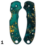 Spyderco Para 3 SKINNY Scales – Agent Series – Clip Side Liner Delete – Custom Anodized Series