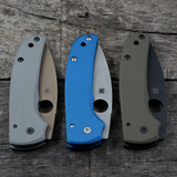 Spyderco Shaman SKINNY Scales - Agent Series - Clip Side Liner Delete - Anodized