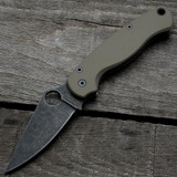 Spyderco Para Military 2 CruCarta Scales - Agent Series - Anodized