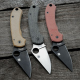 Spyderco Para 3 SKINNY Scales –  Micarta