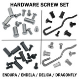 Stainless Replacement Hardware Screw Kit for Spyderco Endura, Endela, Delica, or Dragonfly