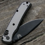 Limited Benchmade Bugout Scales - Checker Milling - Shadow Chrome Anodized