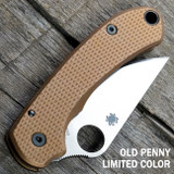Limited Spyderco Para 3 Scales - Clip Side Liner Delete - Checker Milling - Anodized