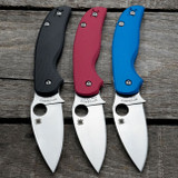 Spyderco Sage 5 Lightweight or G10 Scales – Aggressive Agent Series - Contoured - Anodized