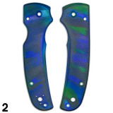 Spyderco Shaman Scales – Aggressive Agent Series - Contoured - Custom Anodized