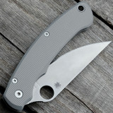 Spyderco Military 2 Scales – Aggressive Agent Series - Clip Side Liner Delete - Anodized