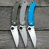 Spyderco Military 2 Scales – Aggressive Agent Series - Clip Side Liner Delete - Anodized