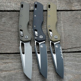 Microtech MSI Scales – Contoured - Aggressive Agent Milling - Anodized