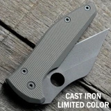 Spyderco Yojimbo 2 SKINNY Scales – Aggressive Agent – Clip Side Liner Delete – Anodized