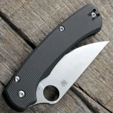 Spyderco Para Military 2 Lightweight SKINNY Scales – Aggressive Agent – Anodized