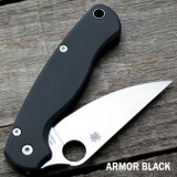 Spyderco Para Military 2 Magnacut Knife + AWT Aggressive Agent Scales