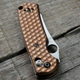 Benchmade Mini Griptilian Scales - Hive Milling - Anodized
