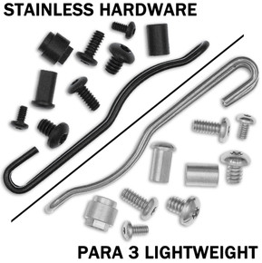Stainless Replacement Hardware Screw Kit for Spyderco Para 3 Lightweight Stainless Replacement Hardware Screw Kit for Spyderco Para 3 Lightweight