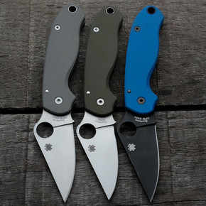 Spyderco Para 3 Scales – Agent Series – Clip Side Liner Delete – Anodized - **DISCONTINUED** Spyderco Para 3 Scales – Agent Series – Clip Side Liner Delete – Anodized - **DISCONTINUED**