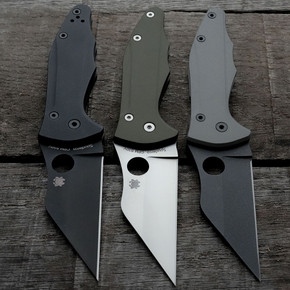 Spyderco Yojimbo 2 Scales – Agent Series – Clip Side Liner Delete – Anodized Spyderco Yojimbo 2 Scales – Agent Series – Clip Side Liner Delete – Anodized