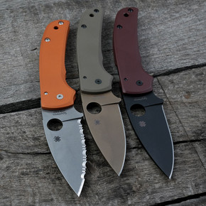 Spyderco Shaman SKINNY Scales - Agent Series - Clip Side Liner Delete - Cerakote Spyderco Shaman SKINNY Scales - Agent Series - Clip Side Liner Delete - Cerakote