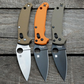 Spyderco Manix 2 Lightweight (LW) Scales – Aggressive Agent Series – Linerless – Cerakote Spyderco Manix 2 Lightweight (LW) Scales – Aggressive Agent Series – Linerless – Cerakote