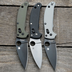 Spyderco Manix 2 Lightweight (LW) Scales – Aggressive Agent Series – Linerless – Anodized